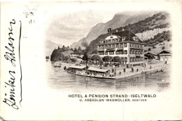 Hotel & Pension Strand-Iseltwald * 26. 6. 1914 - Iseltwald