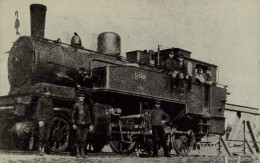 Locomotive 7160 Prise Par Les Français En Service Sur Le Tronçon Masevaux-Sentheim - 1er Mai 1915 - Trains