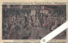 75 Paris IX,  Concert Du Grenier De La Butte Montmartre, Illustrateur Cn Poussel, D09.71 - District 09