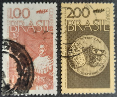 Bresil Brasil Brazil 1972 Anniversaire De L'independance Yvert 1009 1010 O Used - Oblitérés