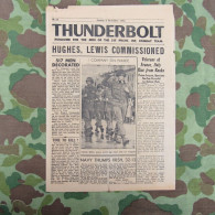 Journal Original Des Parachutistes Du 517e RCT Aéroporté De La Seconde Guerre Mondiale, « Thunderbolt », Novembre 1944 - Documents