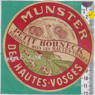 C1394 FROMAGE MUNSTER PETIT HOHNECK HAUTES VOSGES  OR EPINAL - Käse