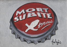 D6-122 Litografía Cerveza Mort Subite Belgium. The Dynamic Collection. - Advertising