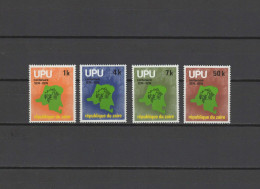 Congo - Zaire 1976 UPU Centenary, Set Of 4 MNH - U.P.U.