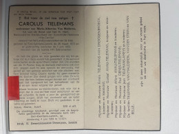 Devotie DP - Overlijden Carolus Tielemans Wwe Van Malderen - Sint-Kwintens-Lennik 1873 - 1959 - Obituary Notices