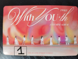 Photocard K POP Au Choix  TWICE 13th Mini Album With You - Andere & Zonder Classificatie