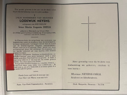 Devotie DP - Overlijden Lodewijk Neyens Echtg Diels - Herentals 1903 - 1959 - Obituary Notices