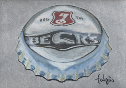 D6-124 Litografía Cerveza Becks Germany. The Dynamic Collection. - Advertising