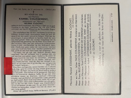 Devotie DP - Overlijden Kamiel Coussement Echtg Clochet - Kruishoutem 1881 - 1959 - Obituary Notices