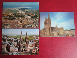 CP 29  Finistère  Saint POL De LEON - Lot De 3 Cartes Postales - La Cathédrale - Saint-Pol-de-Léon