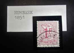 Belgie Belgique - 1951 - OPB/COB N° 859  - 1 F - Obl. Humbeek - 1969 - Gebraucht