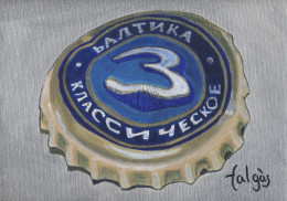 D6-126 Litografía Cerveza Baltika 3 Russia. The Dynamic Collection. - Publicité