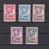 BECHUANALAND 1936, SG# 118-125, Part Set, KGVI, MH - 1885-1964 Protectorado De Bechuanaland