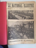 Le National Illustré  Année 1910  Et 1911   Reliure - Documents Historiques