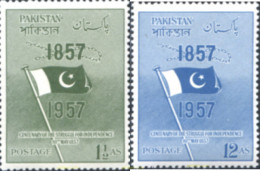 214489 MNH PAKISTAN 1957 CENTENARIO DE LA INDEPENDENCIA - Pakistan