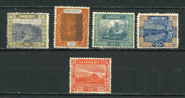 SARRE: VUES   N° Yvert 53+54+55+56+58 * - Unused Stamps