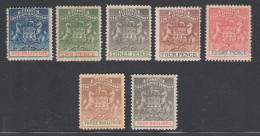 1892-94 British South Africa Company, Stanley Gibbons N. 18/26 - MNH** - Altri & Non Classificati