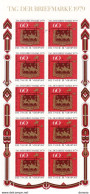 RFA 1979 Journée Du Timbre Feuillet De 10  Yvert 869, Michel 1023 KB NEUF** MNH Cote Yv: 20 Euros - Unused Stamps