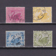 WESTERN AUSTRALIA 1898, SG# 112-116, Wmk W Crown A, Swan, Part Set, Used - Oblitérés