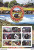 Isle Of Man 2010 Yvert BF 81, Trains. Manx Old Locs. Railways & Tramways - Miniature Sheet Mi.Nr. 1627-1632- MNH ** - Trains