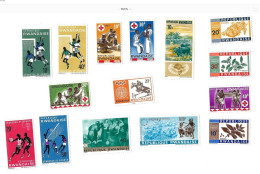 Collection De 14 Timbres MNH,Neuf Sans Charnière. - Sammlungen