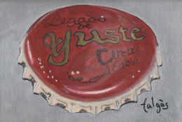D6-130 Litografía Cerveza Legado Yuste Spain. The Dynamic Collection. - Publicité