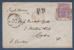 Italie - Lettre De PISE Pour Londres - Storia Postale