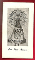 Image Pieuse Double Ano Santo Mariano Année Sainte Mariale 1953-1954 Prière Pie XII - Espagne Espagnol ... - Devotion Images