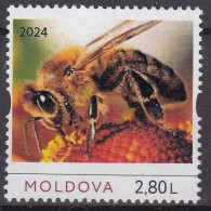 MOLDOVA 2024 Apiculture.World Bees Day.personalized Stamp.MNH - Api