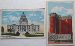 PROVIDENCE ; State Capitol & Biltmore Hotel  - 2 CPA 1923 - Providence