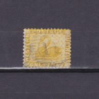 WESTERN AUSTRALIA 1883, SG# 82, 1d Yellow-ochre, Wmk Crown CA Perf 12, Swan, Used - Usati