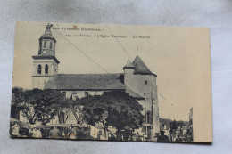 Cpa 1930, Lourdes, L'église Paroissiale, Le Marché, Hautes Pyrénées 65 - Lourdes