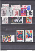 RFA 1974 14 Timbres Diférents Yvert 644-646 + 653-655 + 659-660 + 662 + 664-666 + 672 + 674 Oblitéré Cote :7,70 Euros - Used Stamps