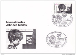 ALLEMAGNE, RFA 1979 Année Internationale De L'enfant Enveloppe - Brieven En Documenten