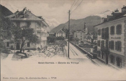 Saint Gervais  Entrée Du Village Offerte Bains De St Gervais Avant La Catastrophe (précurseur) - Saint-Gervais-les-Bains