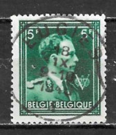 696  Leopold III Col Ouvert - Bonne Valeur - Oblit. Centrale EUGIES - LOOK!!!! - 1936-1957 Open Collar