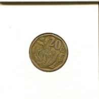 20 CENTS 1993 SÜDAFRIKA SOUTH AFRICA Münze #AT145.D.A - Sud Africa