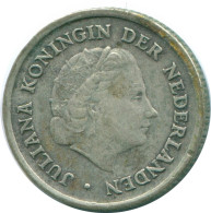 1/10 GULDEN 1970 NIEDERLÄNDISCHE ANTILLEN SILBER Koloniale Münze #NL13030.3.D.A - Antilles Néerlandaises