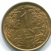 1 CENT 1968 ANTILLAS NEERLANDESAS Bronze Fish Colonial Moneda #S10802.E.A - Nederlandse Antillen