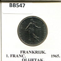 1 FRANC 1965 FRANCIA FRANCE Moneda #BB547.E.A - 1 Franc
