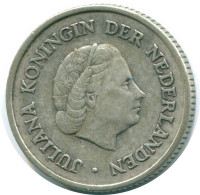 1/4 GULDEN 1960 NIEDERLÄNDISCHE ANTILLEN SILBER Koloniale Münze #NL11079.4.D.A - Niederländische Antillen