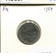 1/2 FRANC 1984 FRANKREICH FRANCE Französisch Münze #AU888.D.A - 1/2 Franc