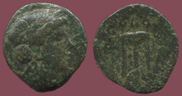 TRIPOD Ancient Authentic Original GREEK Coin 1.5g/13mm #ANT1470.9.U.A - Griechische Münzen