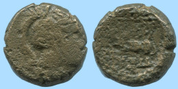 Authentique ORIGINAL GREC ANCIEN Pièce 8g/17mm #AG015.12.F.A - Griechische Münzen