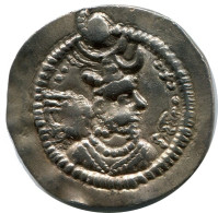 SASANIAN EMPIRE KAVAD I FIRE ALTAR FIRST REIGN Silver Drachm #AH237.73.U.A - Orientalische Münzen