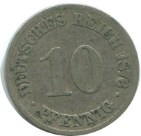 10 PFENNIG 1876 C GERMANY Coin #AE483.U.A - 10 Pfennig
