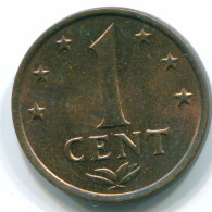 1 CENT 1973 NETHERLANDS ANTILLES Bronze Colonial Coin #S10653.U.A - Nederlandse Antillen