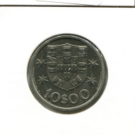 10 ESCUDOS 1971 PORTUGAL Moneda #AT407.E.A - Portugal