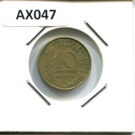 10 CENTIMES 1967 FRANCE Coin #AX047.U.A - 10 Centimes