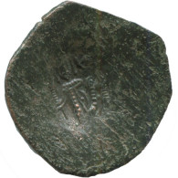 Authentique Original Antique BYZANTIN EMPIRE Trachy Pièce 1.4g/23mm #AG611.4.F.A - Byzantinische Münzen